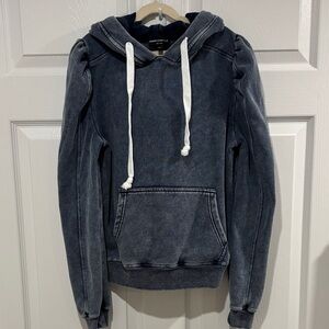 Generation Love Charcoal Hoodie with White Accents